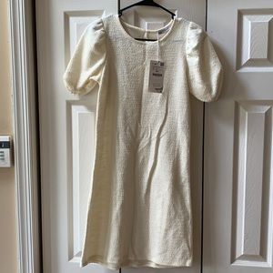 Zara cream dress